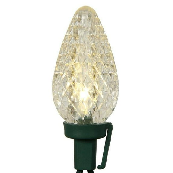 LED Reflector End Connecting Green Wire 8 in. S 16 ft. Long Light Set with Warm White Lights