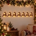 thumbnail image 1 of LED Reindeer Wall Decorations Festive Christmas Lighting for Indoor Display Arrange Deer Glowing Figures Together or Apart to Create Cozy Ambience in Bedrooms Hallways Living Areas 1 Set-B(6PCS), 1 of 8