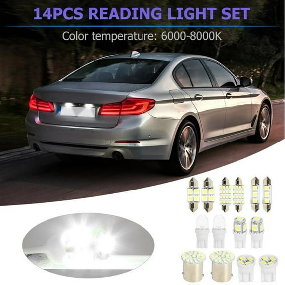 LED Replacement Bulbs 12V Compatible with Map Light Dome Light License Plate Light Trunk Light Instrument Panel Light
