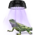thumbnail image 1 of LED Reptiles Light with Remote, UVA UVB FR Lamp for Rainforest & Desert Reptiles, Timer Switch, Dimmable, for Bearded Dragon, Turtle, Frog, Snake, Plant, 1 of 4
