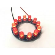 LED Ring Built and Tested - 1-inch 6mm - Diffused BLUE
