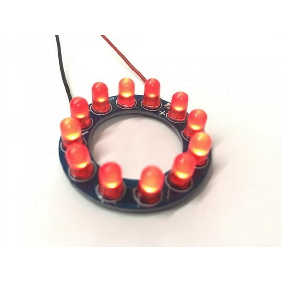 LED Ring Kit - 1-inch 6mm - Clear GREEN