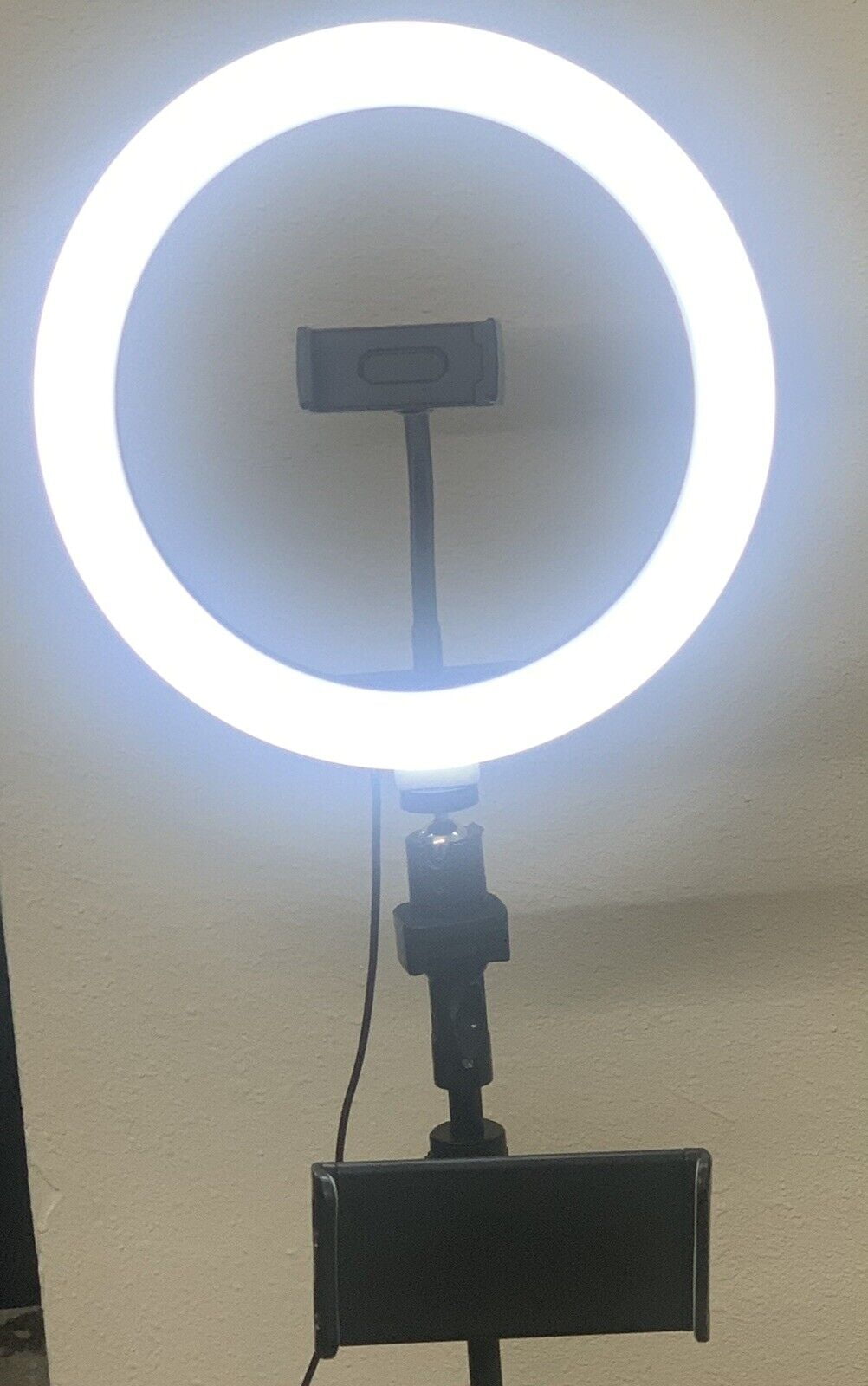 LED Ring Light 10 Inch Selfie Stick With Tripod Stand For All Phones