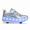 thumbnail image 1 of LED Roller Skate Shoes Athletic Shoes Rechargeable USB Boys Girls Kids, 1 of 6