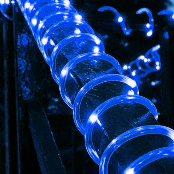 LED Rope Lights USB Powered String Lights,72FT 200 LEDs 8 Modes Outdoor Waterproof Clear Tube Fairy Lights Dimmable/Timer with Remote for Camping Party Garden Holiday Decoration,Blue