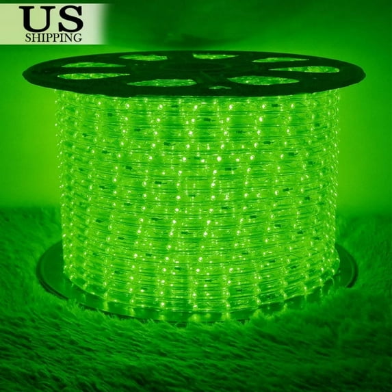 LED Rope Strip Light Outdoor 110V Waterproof Cuttable Flexible Christmas Light