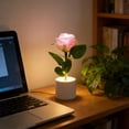 thumbnail image 1 of LED Rose Night Light – Flower Lamp with Blooming Effect, Romantic Pink Flower Table Lamp for Bedrooms, Valentine’s Day Gift & Home Decor, 1 of 6