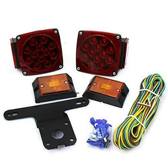 Voyager Tools LED Submersible Trailer Tail Light Kit 2 Pieces