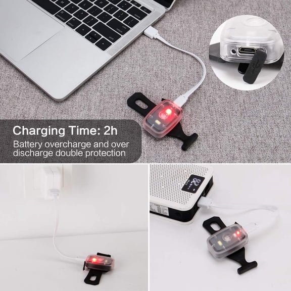 LED Safety Light with 5 Modes for Runners, Bikes, Hiking & Dogs - High Visibility Clip-On Light