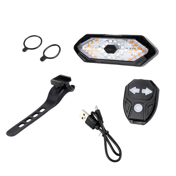 LED Scooter Signals Light Waterproofed Bicycles Taillight Bright Warning Light for Security Night Ride