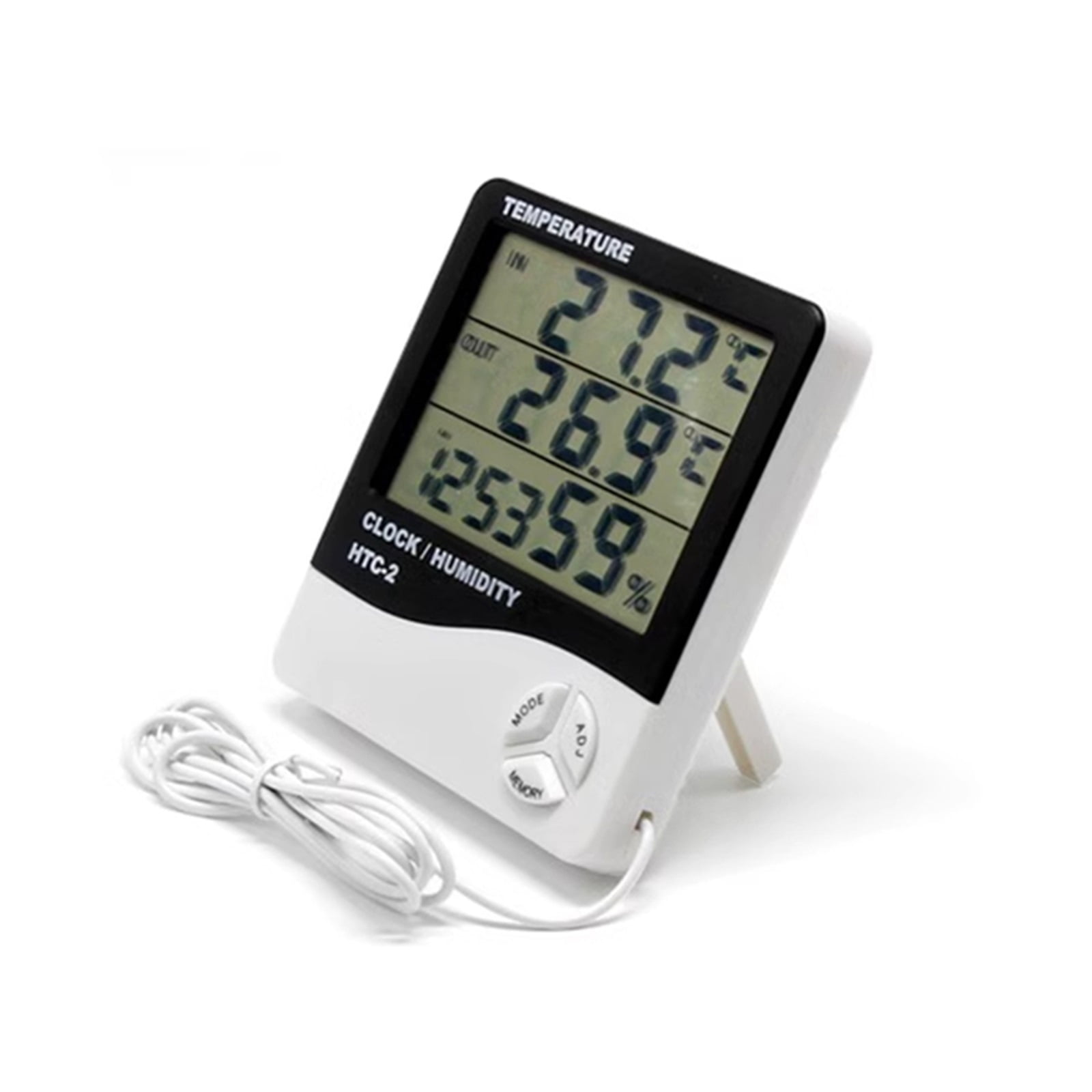 LED Screen Digital Temperature and Humidity Meter High Precision Home Indoor Fish Tank Refrigerator ,Simple Operation