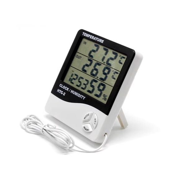 LED Screen Digital Temperature and Humidity Meter High Precision Home Indoor Fish Tank Refrigerator ,Simple Operation