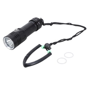 LED Scubas Diving Flashlight 4 Modes Underwater Light Safety Dives Light