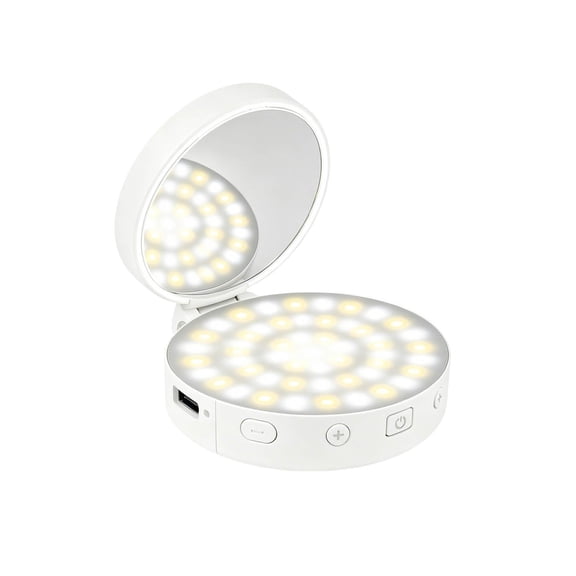 LED Selfie Light Adjustable with HD Clarity with 3 Light Modes Adjustable Brightness Ring Light Compact Powerhouse White Exclusive Diamond Grade Harmonic Flow Series White