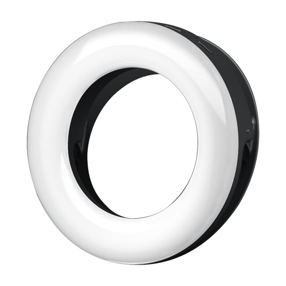 LED Selfie Ring Light USB Rechargeable 3 Modes Stepless Dimming Portable Clip On Beauty Fill Light for Phone Laptop Video Conference Compact Gift Box for Travel Makeup