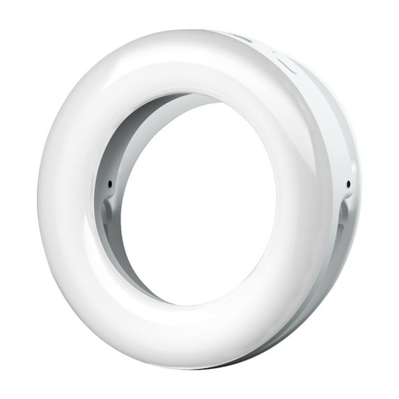 LED Selfie Ring Light USB Rechargeable 3 Modes Stepless Dimming Portable Clip On Beauty Fill Light for Phone Laptop Video Conference Compact Gift Box for Travel Makeup