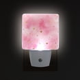 thumbnail image 1 of LED Sensor Night Light Auto On/Off Dusk to Dawn Lamp for Bedroom Hallway Pink Background with Hearts 2 Pack, 1 of 7