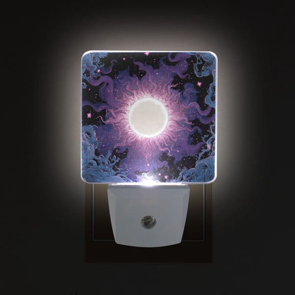 LED Sensor Night Light Auto On/Off Dusk to Dawn Lamp for Bedroom Hallway Solar Vortex 2 Pack