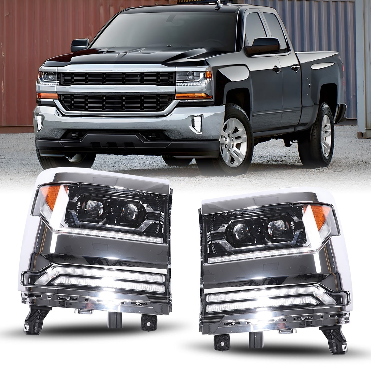 Headlights For Chevy Silveradonull