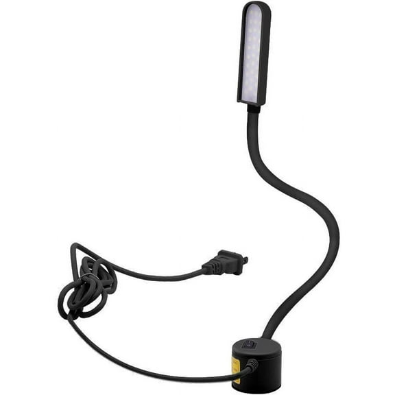 LED Sewing Machine Light, 30 LED Magnetic Mount Drill Press Light with Flexible Silone Coating Gooseneck for Sewing Machine, Drill Presses, Desks, Music Stands, Craft, Workbenches, Lathes Lamps