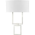 thumbnail image 1 of LED Shaded Sconce Collection Brushed Nickel One-Light Square Wall Sconce, 1 of 2