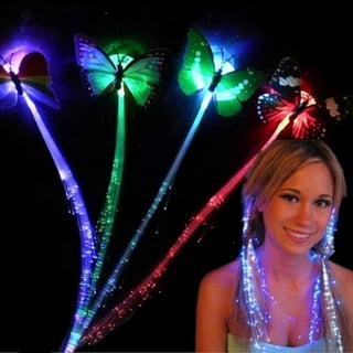  Acooe LED Light Up Hair Clips - 30 Pack Glow in the Dark Party  Supplies Bar Dancing Hairpin Hair Accessories Women Girls Braid Extension  Clips for Festival Halloween Christmas Birthday 
