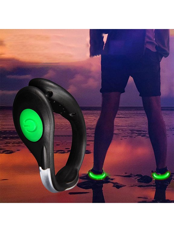 LED Shoe Clip Light High Visibility Safety, Waterproof Flexible Outdoor Running Cycling Walking Light, Night Visibility for Jogging Biking Evening Activities
