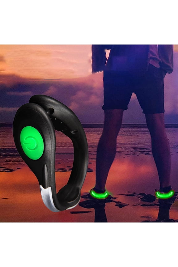 LED Shoe Clip Light High Visibility Safety, Waterproof Flexible Outdoor Running Cycling Walking Light, Night Visibility for Jogging Biking Evening Activities