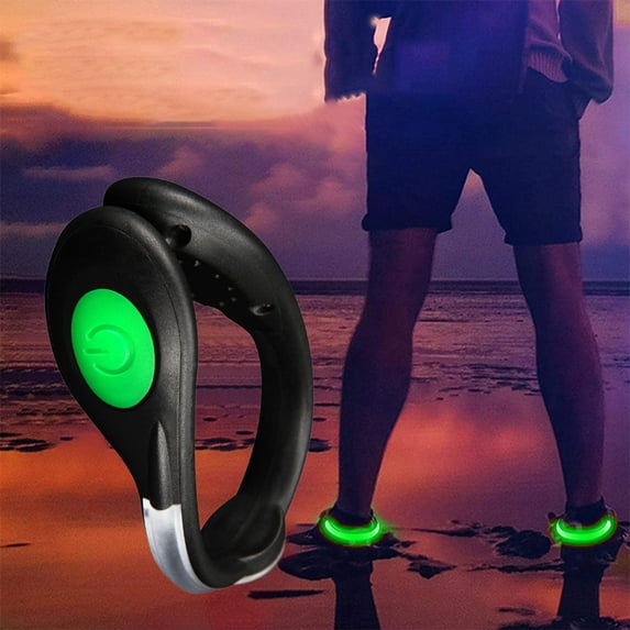 LED Shoe Clip Lights, Night Running Lights, Outdoor Sports Safety Lights, Clip-On LED Lights for Shoes, Backpacks, Enhances Visibility for Night Running, Walking, Cycling
