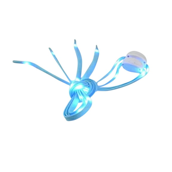 LED Shoelaces under $5! CQCYD LED Luminous Shoelaces, Colorful Glow in The Dark Shoe Laces, Night Running Sports Cheer Props, Fluorescent Light Up Shoelace Rope