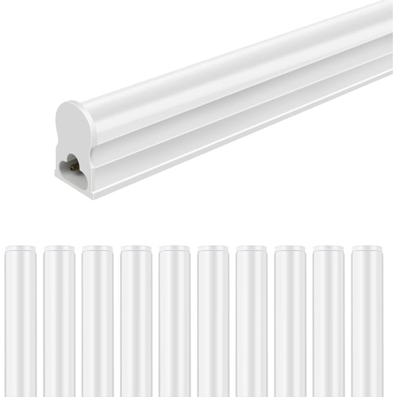 LED Shop Light , Warm White ,  Linkable  Integrated Fixture, Utility LED Ceiling Light and Under Cabinet, Corded Electric with Built-in ON/Off Switch