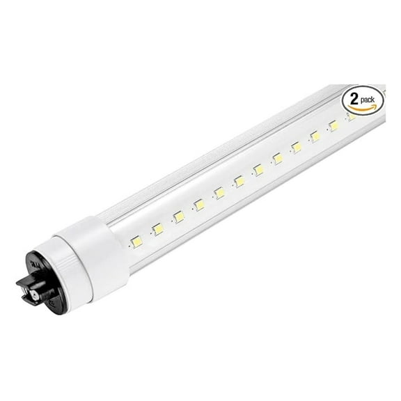 LED Sign Lamp - 2 Pack 6FT T12/HO Replacement - Plug & Play - 5000K Daylight - RDC - For Gas Stations, Billboards, Walk-in Coolers