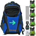 LED Signal Backpack, LED Turn Signal Backpack with 4 Safety Lights Turn ...