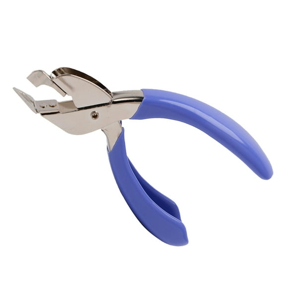 Universal Handheld Nail Puller Office Stapler Remover with 1 Set of Blue Clips