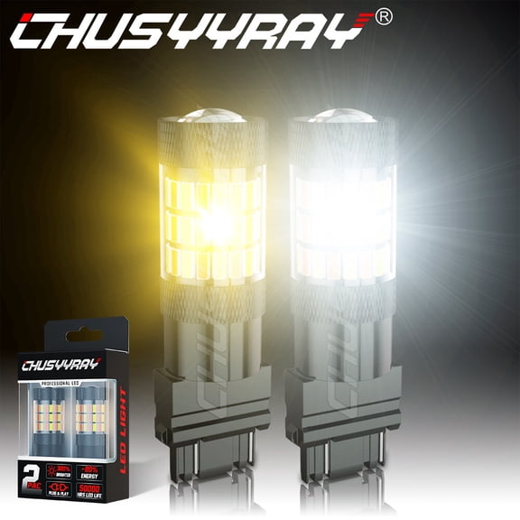 LED Signal Lights for 5.3L V8 Engine 3157 Amber Turn Signal Bulbs Super Bright Pair