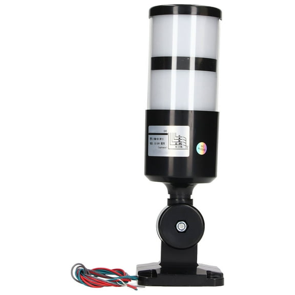 LED Signal Tower Stack Light Industrial Warning Column Lamp Flashing Foldable 2 Layer