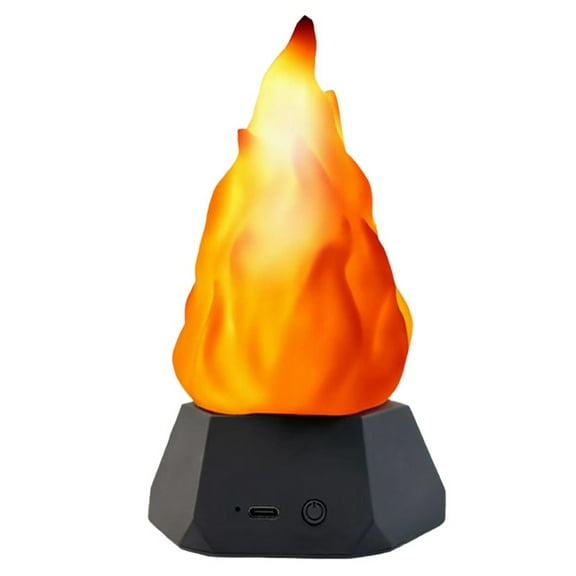 LED Simulation Flame Lamp LED Flame Lamp Outdoor Camping Garden Landscape Decoration Lamp Dining Table Decoration Black
