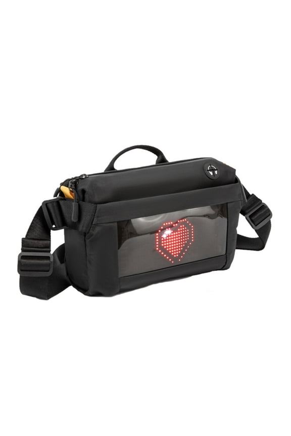LED Slings Bag for Men Womens Crossbody Bag Waterproof Shoulder Bag lED Backpack