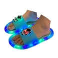 thumbnail image 1 of LED Slippers For Boys Girls Astronaut Jelly Indoor Outdoor Footwear Durable Comfortable Slippers 4-10 Years, 1 of 8