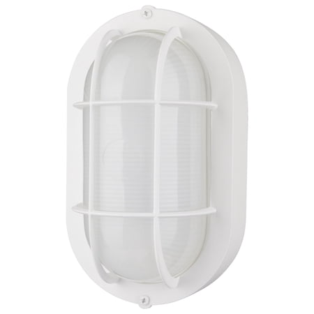 Nuvo Lighting - 14W LED Outdoor Small Oval Bulk Head-8.51 Inches Tall and 5