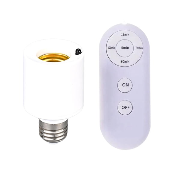 LED Smart Wireless Remote Control E27 Screw Socket Bulb Light with Wide Voltage Range and Timer Function for Home Use