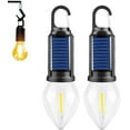 thumbnail image 1 of LED Solar Camping Lights, USB Rechargeable Tent Lights, 3 Light Modes Camping Lantern, Portable Outdoor Hanging Tent Lamp for Camping, Hiking, Christmas, Decorations, Emergency, Flashlightc, 1 of 7