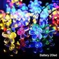 thumbnail image 1 of LED Solar Garden String Light Battery Powered Christmas Fairy Light Waterproof Flower Garland for Street Lawn Patio, 1 of 5