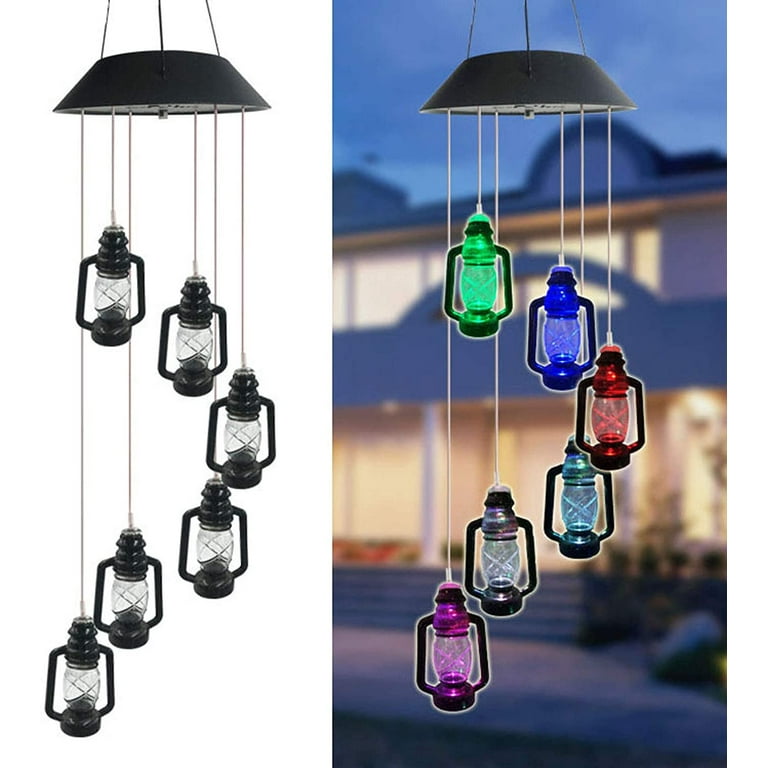 Color Changing Solar Wind Chime Six Balls Mobile Romantic Wind-Bell Outdoor LED Hanging Night Lights for Garden Yard Festival Decor Color Changing Solar Wind Chime Six Balls Mobile Romantic Wind-Bell Outdoor LED Hanging Night Lights for Garden Yard Festival Decor