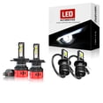 thumbnail image 1 of LED Spotlight High&Low Beam 9003/H4 +  LED H3 Fog Light Bulbs Kit Plug&Play 4 Bulbs, 1 of 9