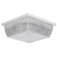 thumbnail image 1 of F9027-30-Sunset Lighting-10.5 Inch 12W LED Flush Mount   White Finish with Clear Prismatic Glass, 1 of 1