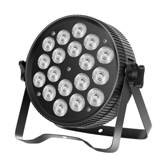 LED Stage Par Lights LED 18X18W water proof DJ Stage Lights RGBWA+UV 6in1 Wash/Strobe Effect DMX512 Control Sound Activated Aluminum Alloy Shell Uplighting Lights for Concerts