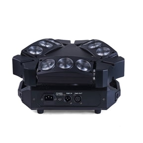 LED Stage Wash Light Spider Light RGBW DMX512 Moving Head Beam For DJ Disco Bar KTV Stage Lighting For Wedding Church Stage Lighting ,Easy to Install