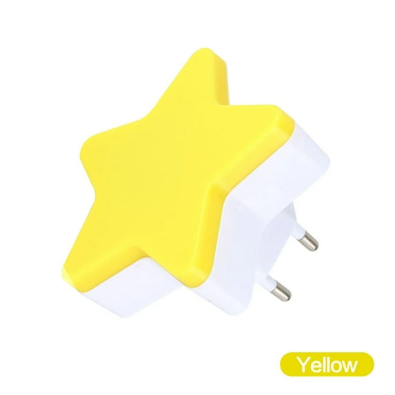 LED Star LED Night Light Plug-in Socket Wall Lamp Energy Saving Light for Kids Bedroom Household Decoration Night Lamp