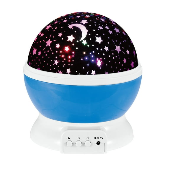 LED Star Sky Projector Night Light, iMounTEK Rotating Starry Night Lamp for Kids, Blue